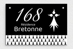 Plaque de maison au couleur de votre région - plaque-maison-region-013-1 - 210 x 140 mm - custom - screws - plaque-maison-region-013-1