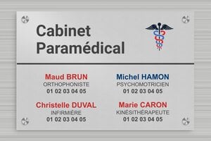 Plaque Cabinet - plaquepro-job-cabinet-paramedical-quadri-003-3 - 300 x 200 mm - anodise - screws-caps - plaquepro-job-cabinet-paramedical-quadri-003-3