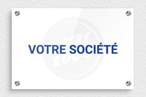 Plaque Professionnelle Logo  - ppro-job-veterinaire-007-1 - 300 x 200 mm - custom - screws-spacer - ppro-job-veterinaire-007-1