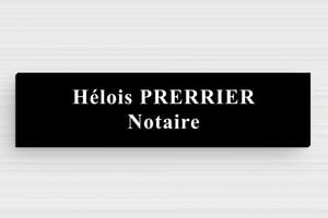 Plaque Notaire - ppro-notaire-020-1 - 100 x 25 mm - custom - glue - ppro-notaire-020-1