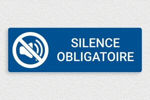 Signalétique pour bibliothèque - secteur-collectivite-mairie-bibliotheque-008-3 - 300 x 100 mm - bleu-blanc - glue - secteur-collectivite-mairie-bibliotheque-008-3