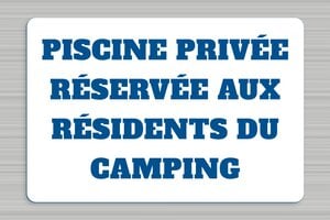 Panneau piscine privée - secteur-tourisme-camping-piscine-007-3 - 450 x 300 mm - blanc-bleu - glue - secteur-tourisme-camping-piscine-007-3