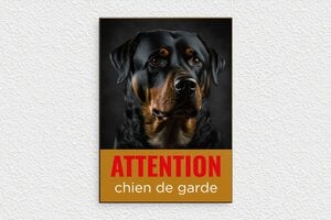 Panneau chien méchant - signparti-panneau-attention-chien-photo-011-3 - 150 x 210 mm - or-noir - glue - signparti-panneau-attention-chien-photo-011-3