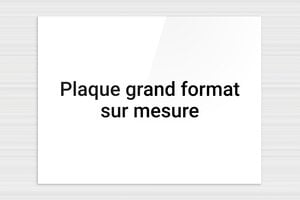 Plaque gravée rectangulaire - sur-mesure-gf-plexi - 800 x 600 mm - custom - none - sur-mesure-gf-plexi