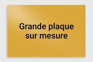 Plaque gravée dorée - sur-mesure-l-alu-doree-02 - 300 x 200 mm - or - none - sur-mesure-l-alu-doree-02