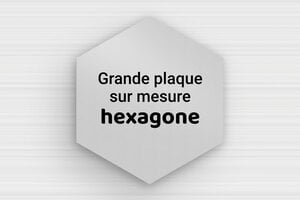 Plaque hexagonale/octogonale sur mesure - sur-mesure-l-alu-hexagone - 262 x 300 mm - anodise - none - sur-mesure-l-alu-hexagone