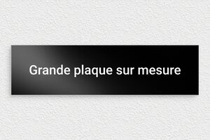 Plaque gravée noire - sur-mesure-l-alu-noir-01 - 300 x 80 mm - noir - none - sur-mesure-l-alu-noir-01