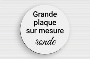 Plaque dibond sur mesure - Aluminium sandwich - custom - none - sur-mesure-l-dibond-rond