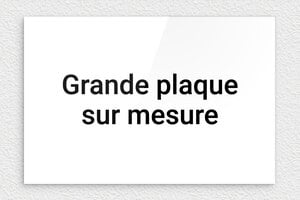 Plaque gravée blanche - sur-mesure-l-plexi-blanc-02 - 300 x 200 mm - blanc-noir - none - sur-mesure-l-plexi-blanc-02