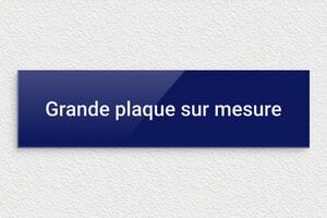 Plaque gravée bleue - sur-mesure-l-plexi-bleu-01 - 300 x 80 mm - bleu-blanc - none - sur-mesure-l-plexi-bleu-01