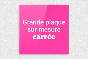 Plaque gravée rose - sur-mesure-l-plexi-carre-rose - 300 x 300 mm - custom - none - sur-mesure-l-plexi-carre-rose