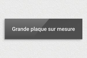 Plaque gravée gris anthracite - sur-mesure-l-plexi-gris-anthracite-01 - 300 x 80 mm - custom - none - sur-mesure-l-plexi-gris-anthracite-01