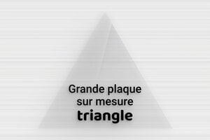 Plaque Triangulaire Personnalisée - sur-mesure-l-plexitrans-triangle - 300 x 260 mm - transparent - none - sur-mesure-l-plexitrans-triangle
