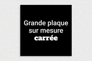 Plaque gravée noire - sur-mesure-l-pvc-carre-noir - 300 x 300 mm - noir-blanc - none - sur-mesure-l-pvc-carre-noir