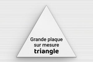 Plaque Triangulaire Personnalisée - sur-mesure-l-pvc-gris-triangle - 300 x 260 mm - gris-noir - none - sur-mesure-l-pvc-gris-triangle