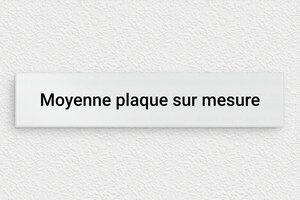 Plaque alu brossé sur mesure - sur-mesure-m-alu-brosse-01 - 200 x 40 mm - brosse - none - sur-mesure-m-alu-brosse-01