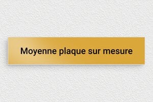 Plaque gravée dorée - sur-mesure-m-alu-doree-01 - 200 x 40 mm - or - none - sur-mesure-m-alu-doree-01