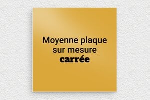 Plaque gravée dorée - sur-mesure-m-alu-doree-carre - 120 x 120 mm - or - none - sur-mesure-m-alu-doree-carre