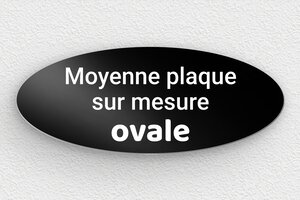 Plaque gravée noire - sur-mesure-m-alu-oval-noir - 150 x 60 mm - noir - none - sur-mesure-m-alu-oval-noir