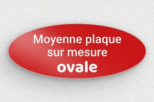 Plaque gravée rouge - sur-mesure-m-alu-oval-rouge - 150 x 60 mm - rouge - none - sur-mesure-m-alu-oval-rouge