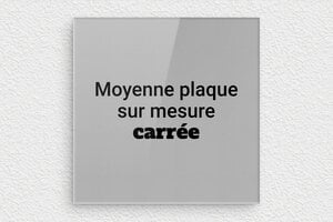 Plaque gravée métal - sur-mesure-m-plexi-gris-carre - 120 x 120 mm - gris-noir - none - sur-mesure-m-plexi-gris-carre