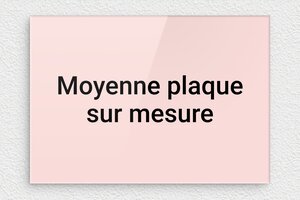 Plaque gravée rose - sur-mesure-m-plexi-rose-01 - 200 x 140 mm - custom - none - sur-mesure-m-plexi-rose-01