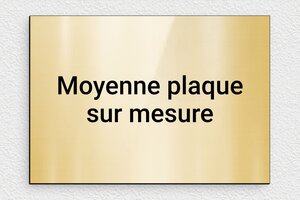 Plaque gravée métal - sur-mesure-m-pvc-doree-02 - 200 x 140 mm - or-brillant-noir - none - sur-mesure-m-pvc-doree-02