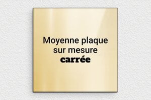 Plaque gravée dorée - sur-mesure-m-pvc-doree-carre - 120 x 120 mm - or-brillant-noir - none - sur-mesure-m-pvc-doree-carre