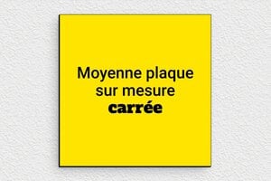 Plaque gravée jaune - sur-mesure-m-pvc-jaune-carre - 120 x 120 mm - jaune-noir - none - sur-mesure-m-pvc-jaune-carre