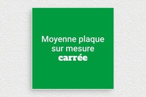 Plaque gravée verte - sur-mesure-m-pvc-vert-carre - 120 x 120 mm - vert-blanc - none - sur-mesure-m-pvc-vert-carre