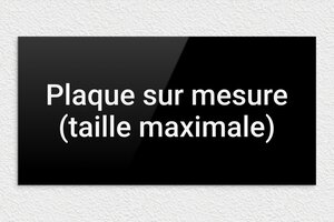 Plaque Plexiglass noir sur mesure - Plexiglass - 600 x 300 mm - noir-blanc - none - sur-mesure-max-plexi-noir