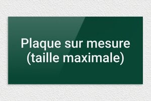 Plaque gravée verte - sur-mesure-max-plexi-vert - 600 x 300 mm - custom - none - sur-mesure-max-plexi-vert