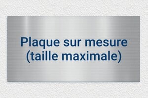 Conseils pour choisir la couleur de sa plaque gravée - sur-mesure-max-pvc-acier - 600 x 300 mm - acier-bleu - none - sur-mesure-max-pvc-acier