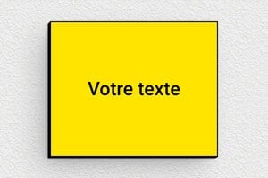 Plaque gravée jaune - sur-mesure-s-pvc-jaune-01 - 50 x 40 mm - jaune-noir - none - sur-mesure-s-pvc-jaune-01