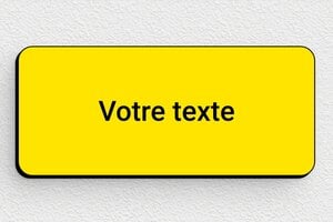 Plaque gravée jaune - sur-mesure-s-pvc-jaune-coins-rond - 80 x 35 mm - jaune-noir - none - sur-mesure-s-pvc-jaune-coins-rond