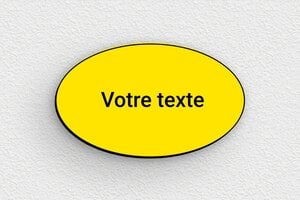 Plaque gravée jaune - sur-mesure-s-pvc-jaune-oval - 50 x 30 mm - jaune-noir - none - sur-mesure-s-pvc-jaune-oval