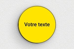 Plaque gravée jaune - sur-mesure-s-pvc-jaune-rond - 40 x 40 mm - jaune-noir - none - sur-mesure-s-pvc-jaune-rond