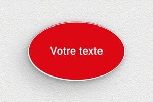 Plaque gravée rouge - sur-mesure-s-pvc-oval-rouge - 50 x 30 mm - rouge-blanc - none - sur-mesure-s-pvc-oval-rouge