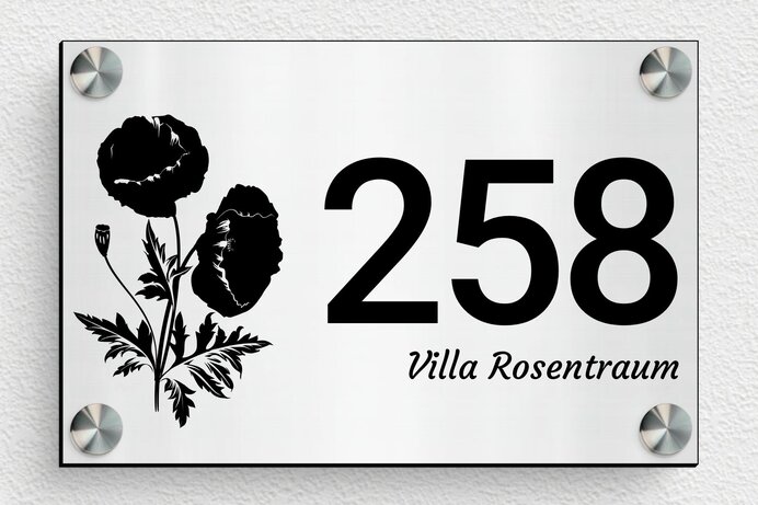 de-haus-nummer-schild-edelstahl-001-2-gris-brosse-noir