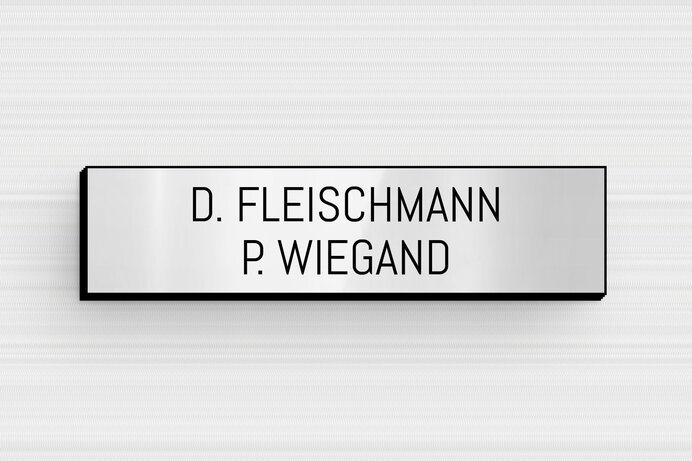 de-klingel-schild-pvc-001-3-gris-brillant-noir