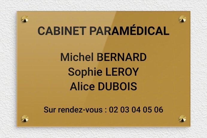 plaquepro-job-cabinet-paramedical-003-1-or-fonce-noir