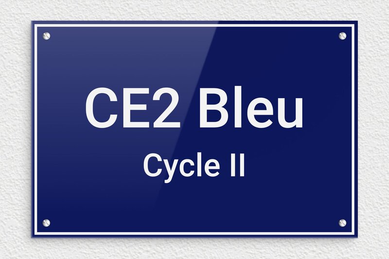 Panneau pour école - Plexiglass - 300 x 200 mm - bleu-blanc - screws - secteur-education-salle-de-classe-002-3