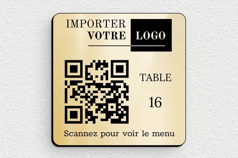 Signalétique restaurant - PVC - 70 x 70 mm - or-brillant-noir - glue - secteur-tourisme-bar-004-3