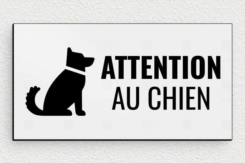 Plaque Beauceron humour monte la garde à ce jour facteur panneau de porte  d'entrée et portail pancarte en aluminium chien 15x20 -  France