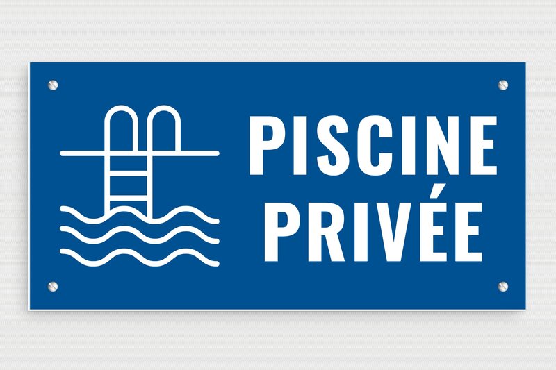 Panneau piscine privée - PVC - 300 x 150 mm - bleu-blanc - screws - signparti-panneau-prive-piscine-003-3