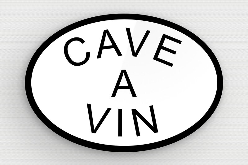 Plaque de porte cave à vin - Plexiglass - 100 x 70 mm - custom - glue - signparti-porte-cave-a-vin-004-1