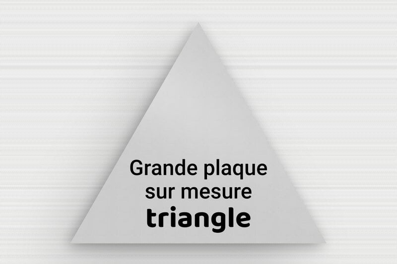 Plaque Triangulaire Personnalisée - Aluminium - 300 x 260 mm - anodise - none - sur-mesure-l-alu-anodise-triangle