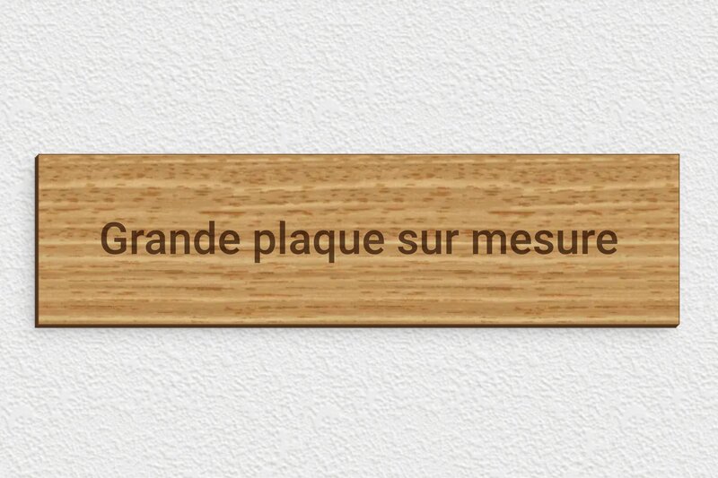 Choisir la forme de sa plaque - Bois - 300 x 80 mm - chene - none - sur-mesure-l-bois-chene-01
