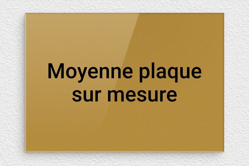 Choisir la forme de sa plaque - Plexiglass - 200 x 140 mm - or-fonce-noir - none - sur-mesure-m-plexi-02