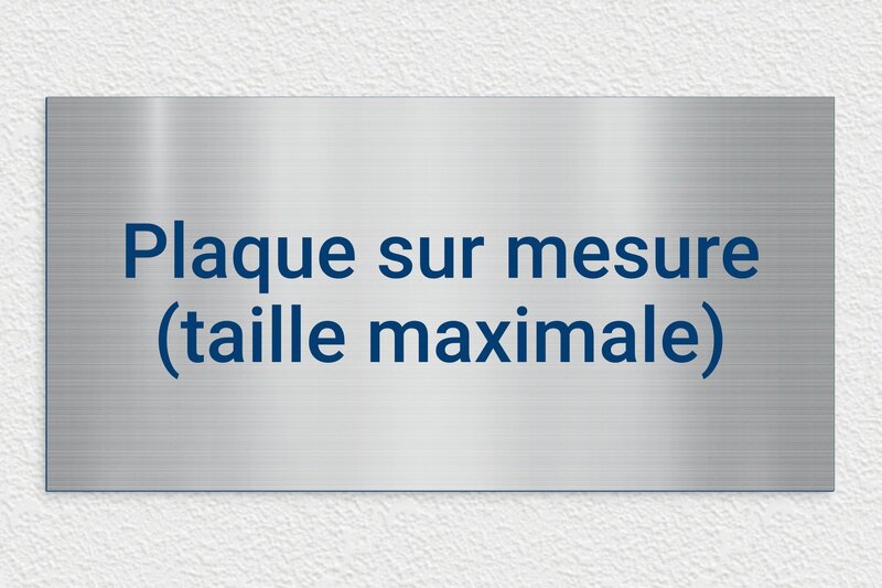 Conseils pour choisir la couleur de sa plaque gravée - PVC - 600 x 300 mm - acier-bleu - none - sur-mesure-max-pvc-acier